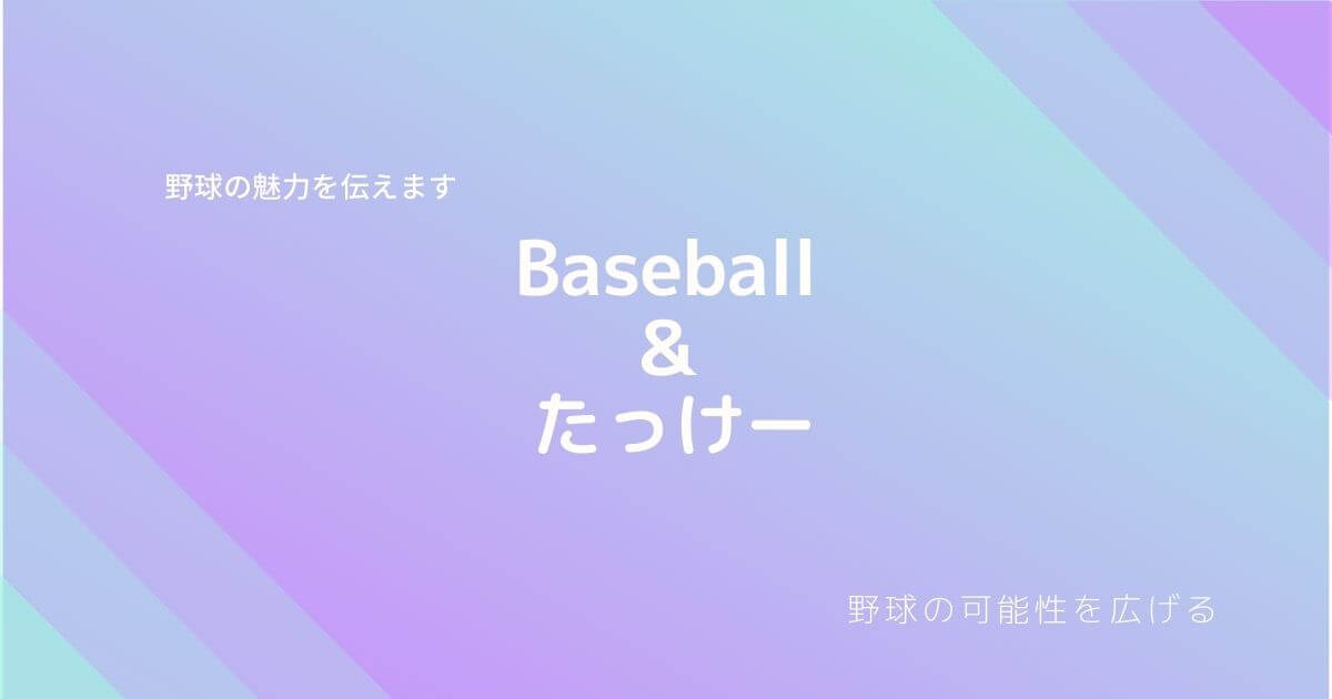 保存版 野球用語一覧