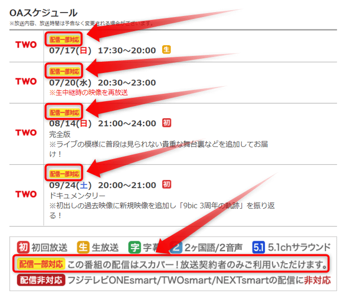 9bic 3周年記念ライブ Ark の視聴方法 配信 放送まとめ